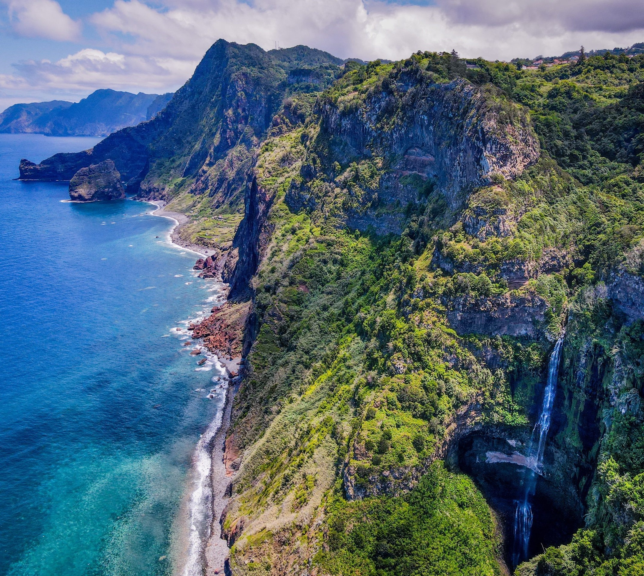 Madeira island dramatic landscape